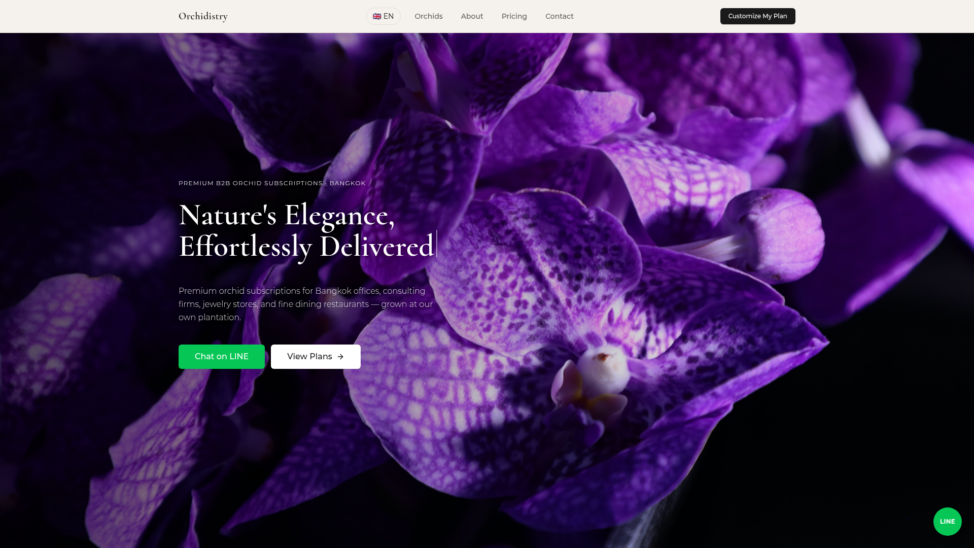Orchidistry website