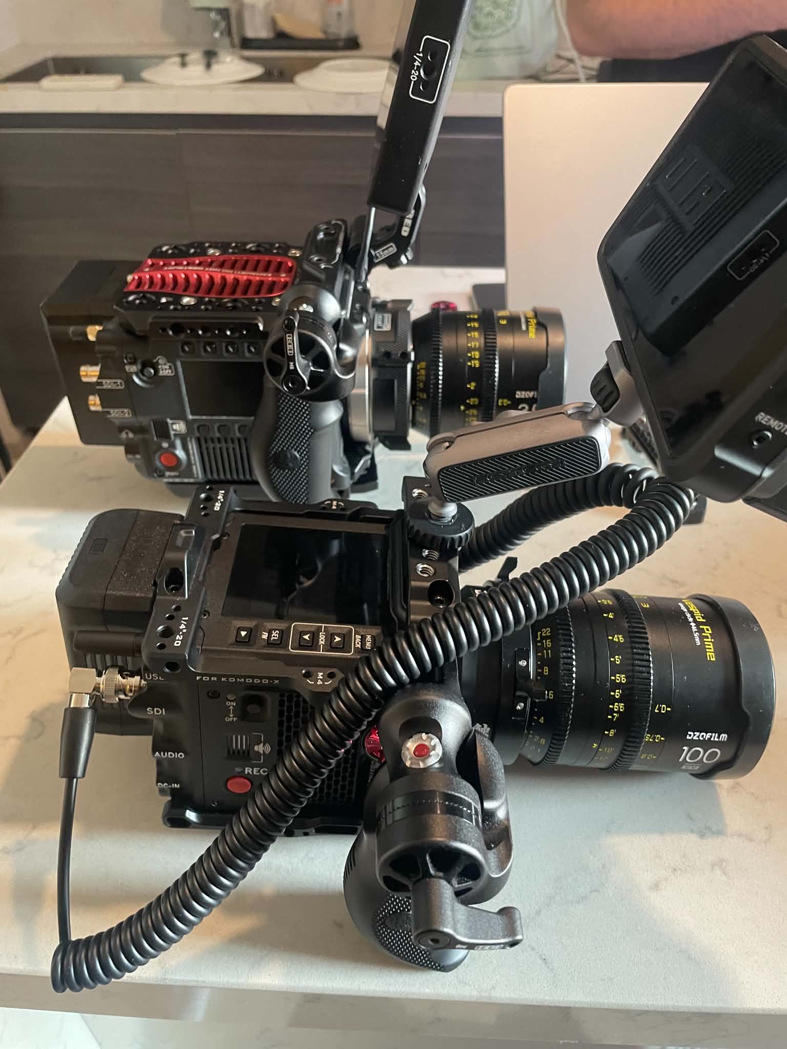 RED Komodo-X with DZOFilm cinema lenses
