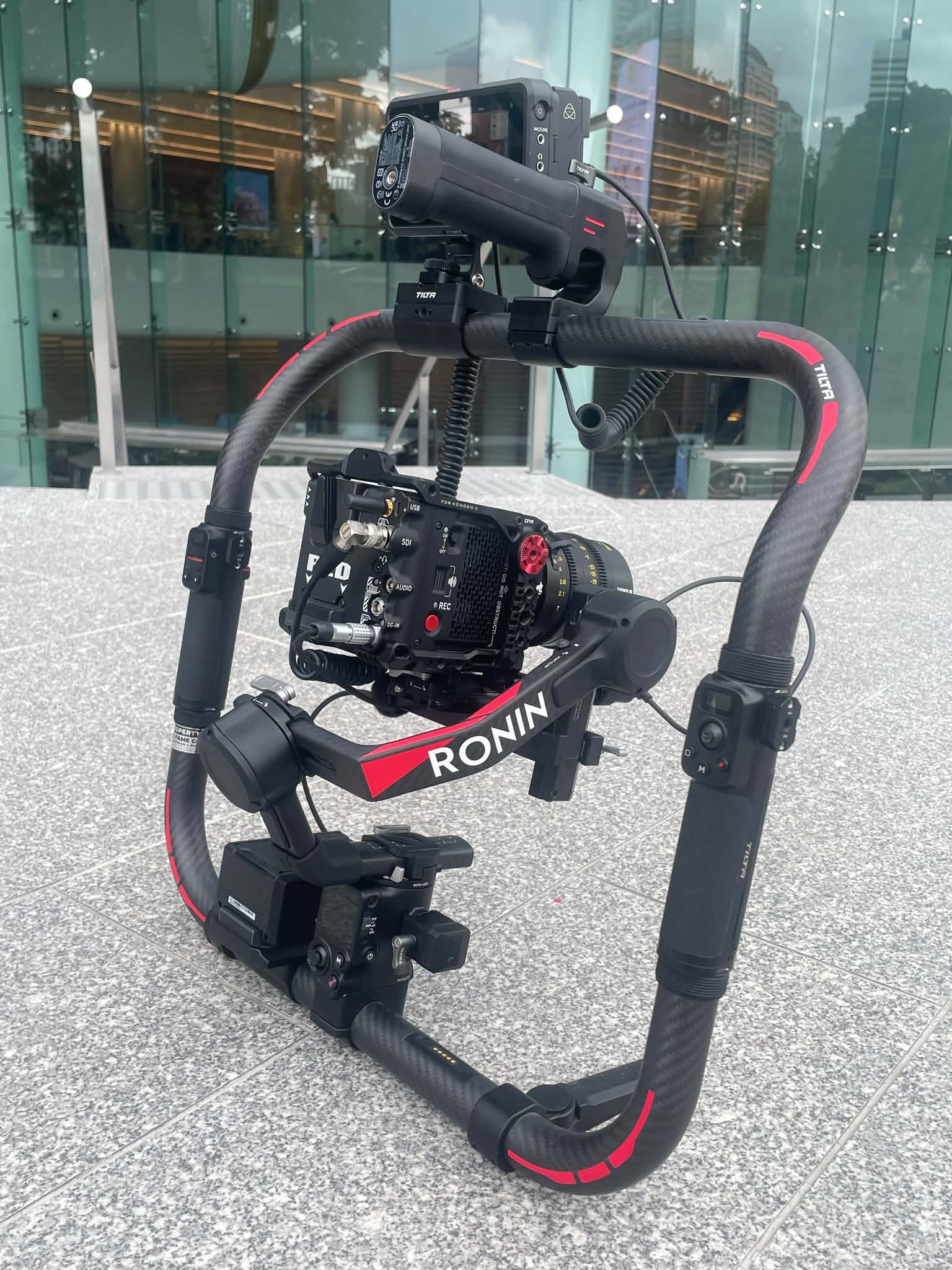 DJI Ronin with RED cinema camera